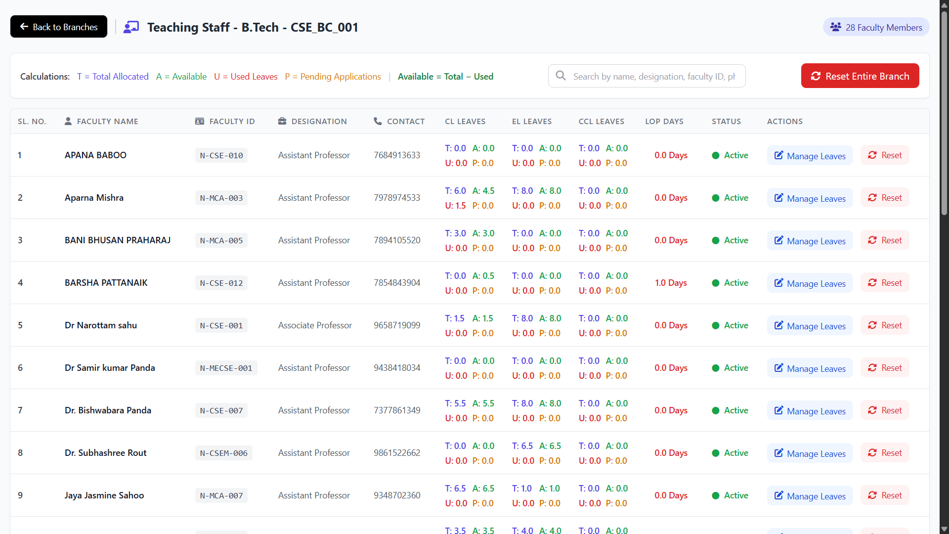 Leave Management System