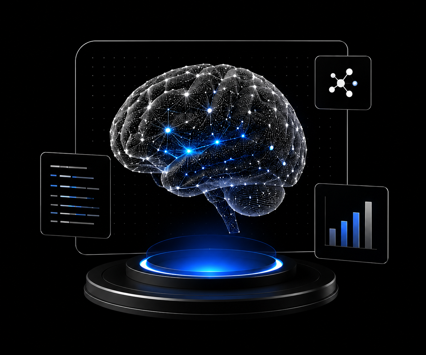 AI ML brain